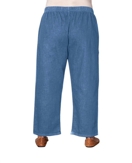 On The Plus Side - Plus Size Wide Leg Premium Denim Jeans