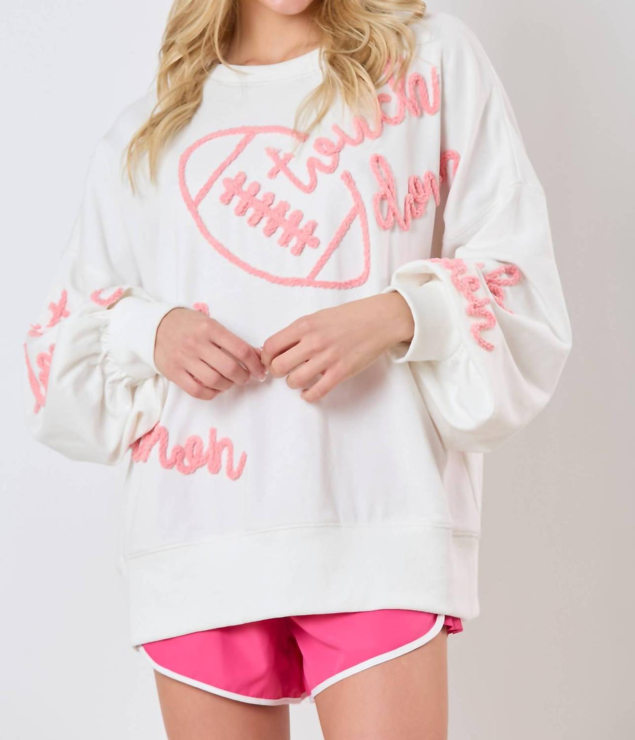 Peach Love - Touchdown Sweatshirt
