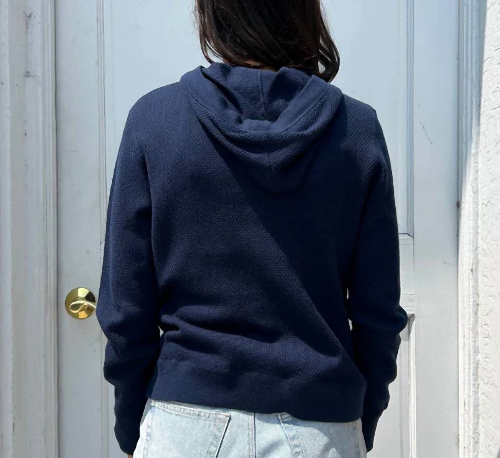 Kinross - Textured Long Sleeve Hoodie