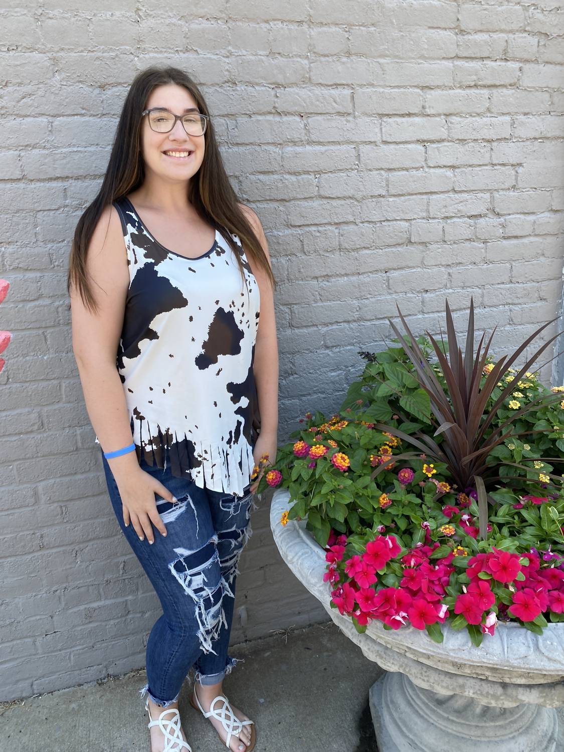 Your Fashion Wholesale - Faith Cow Tank Top - Plus