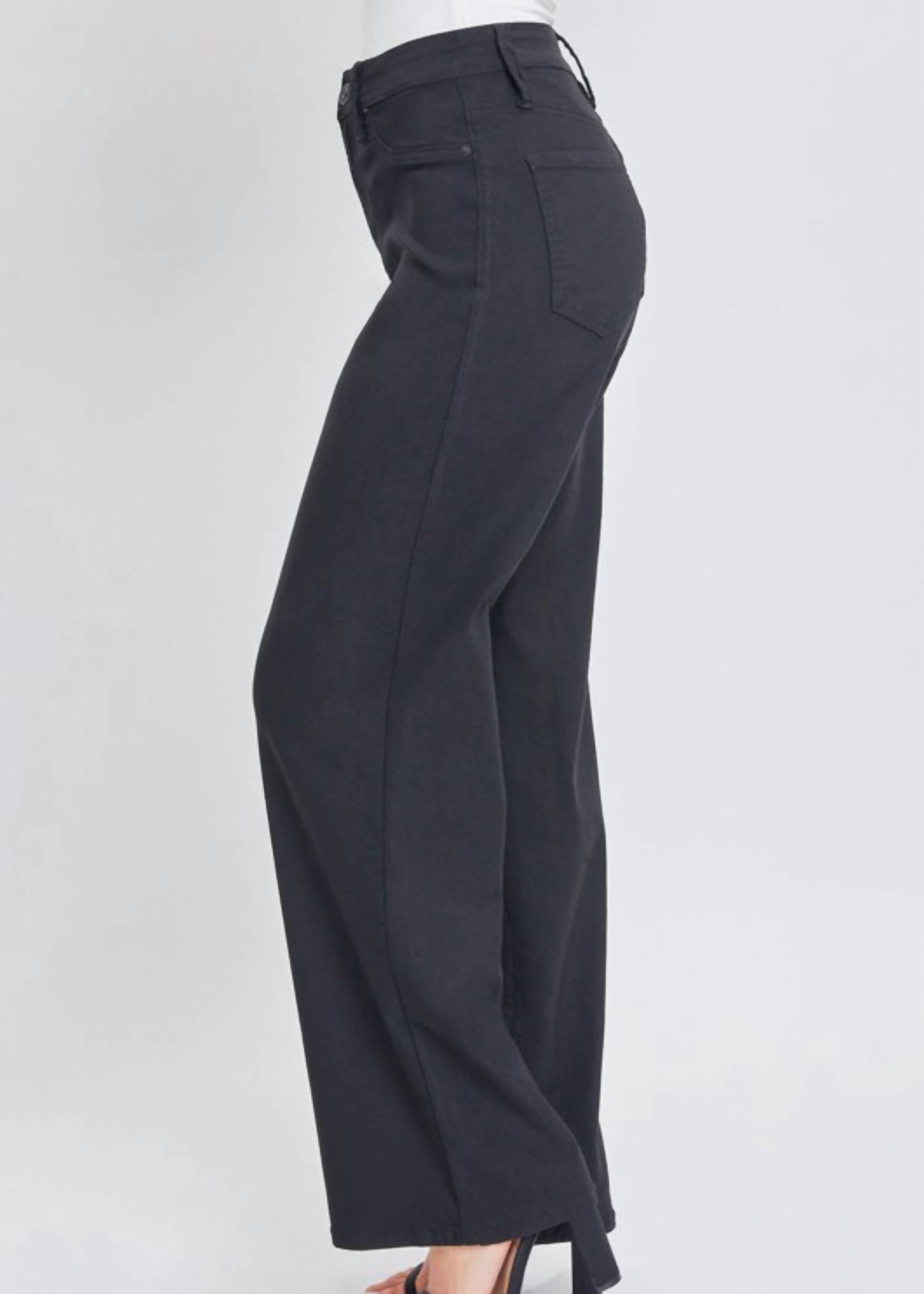 Ymi - Aarhus Hyper Stretch High Waisted Wide Leg Jeans