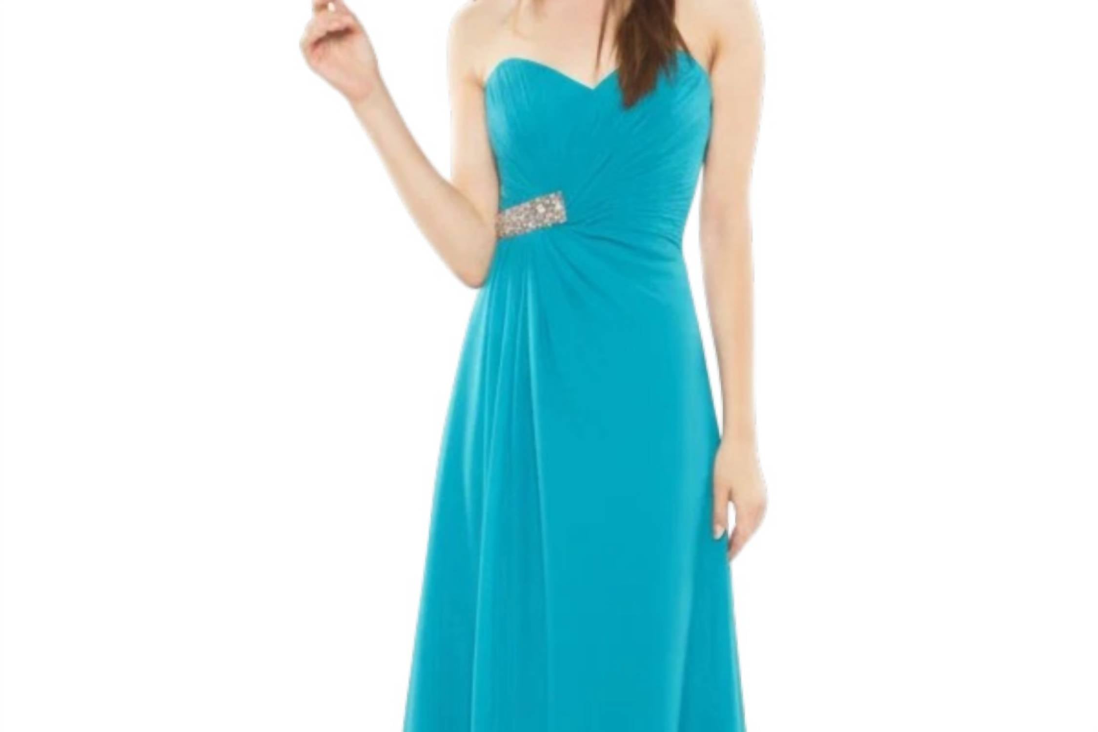 Last Dress - Strapless Chiffon Evening Gown