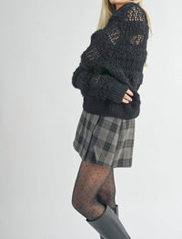 Sage The Label - Steph Fuzzy Striped Sweater