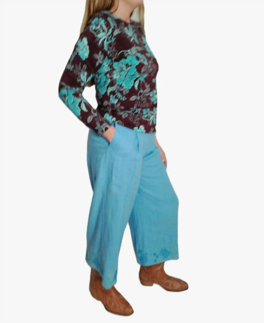 Johnny Was - SORAYA PLEATED LINEN CULOTTE PANTS