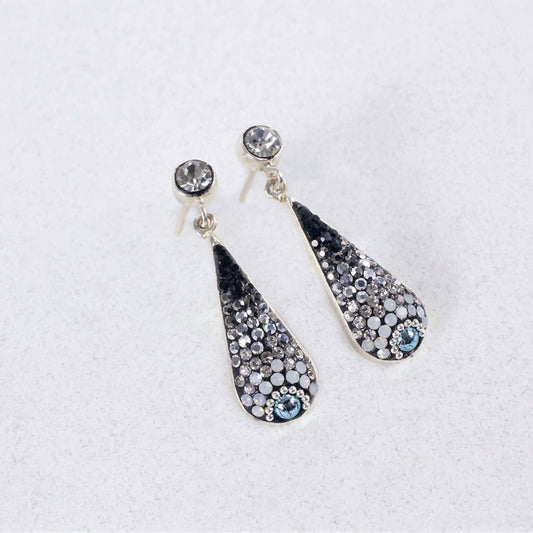 Mosaic - Women's Royal Drop Stud Earrings