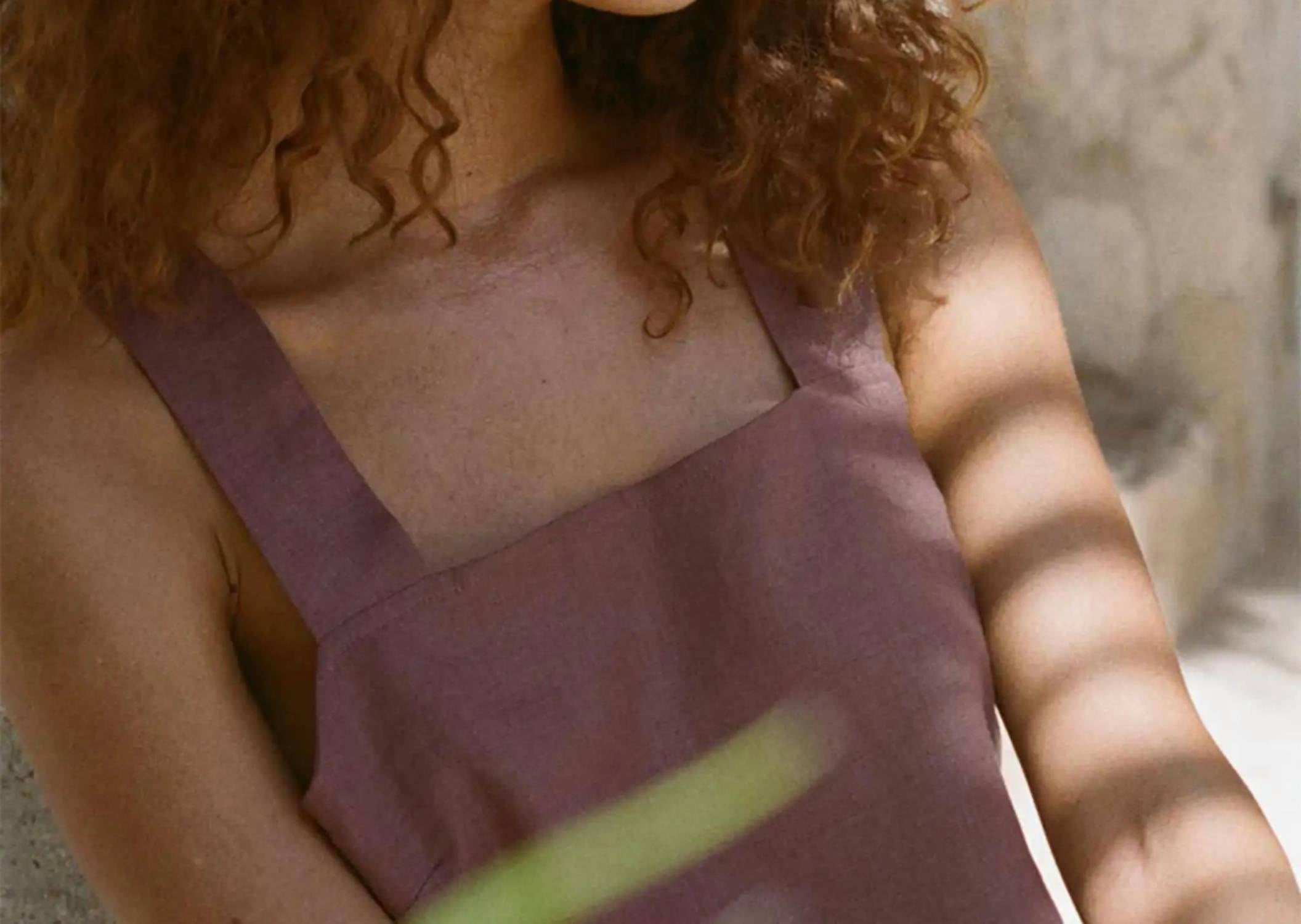 Vitamin A - Tallows Linen Crop Top