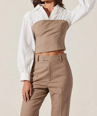 Astr - Brooks Layered Corset Top