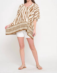 Meet Me In Santorini - Sienna Woodlands Tunic
