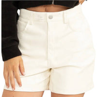 Hyfve - Leather High Waisted Shorts
