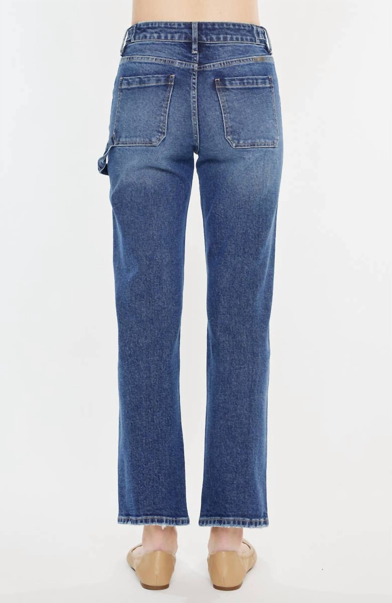 Kancan - High Rise True Straight Jeans
