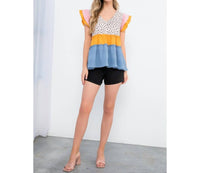 Thml - Mixed Print Top