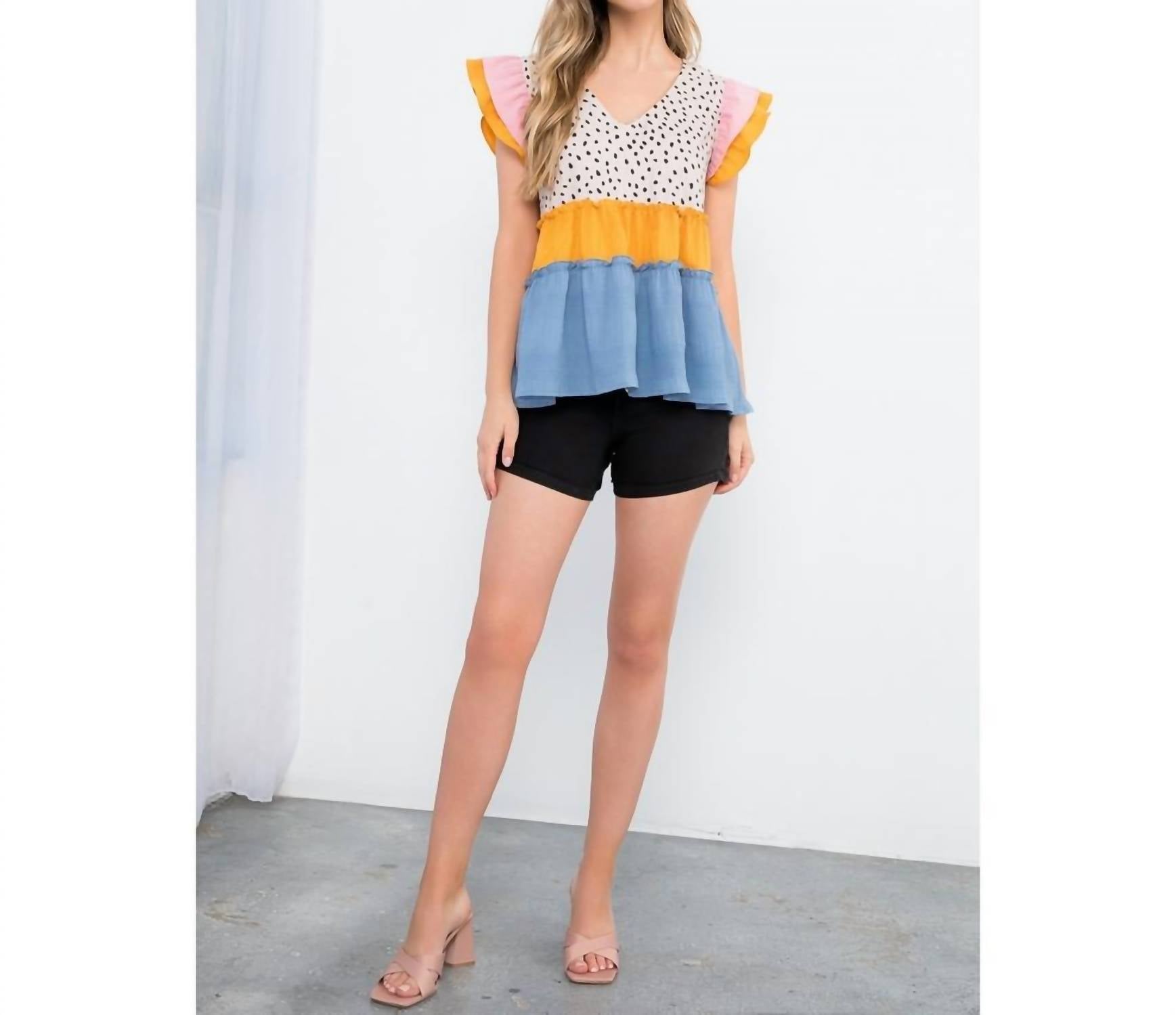 Thml - Mixed Print Top