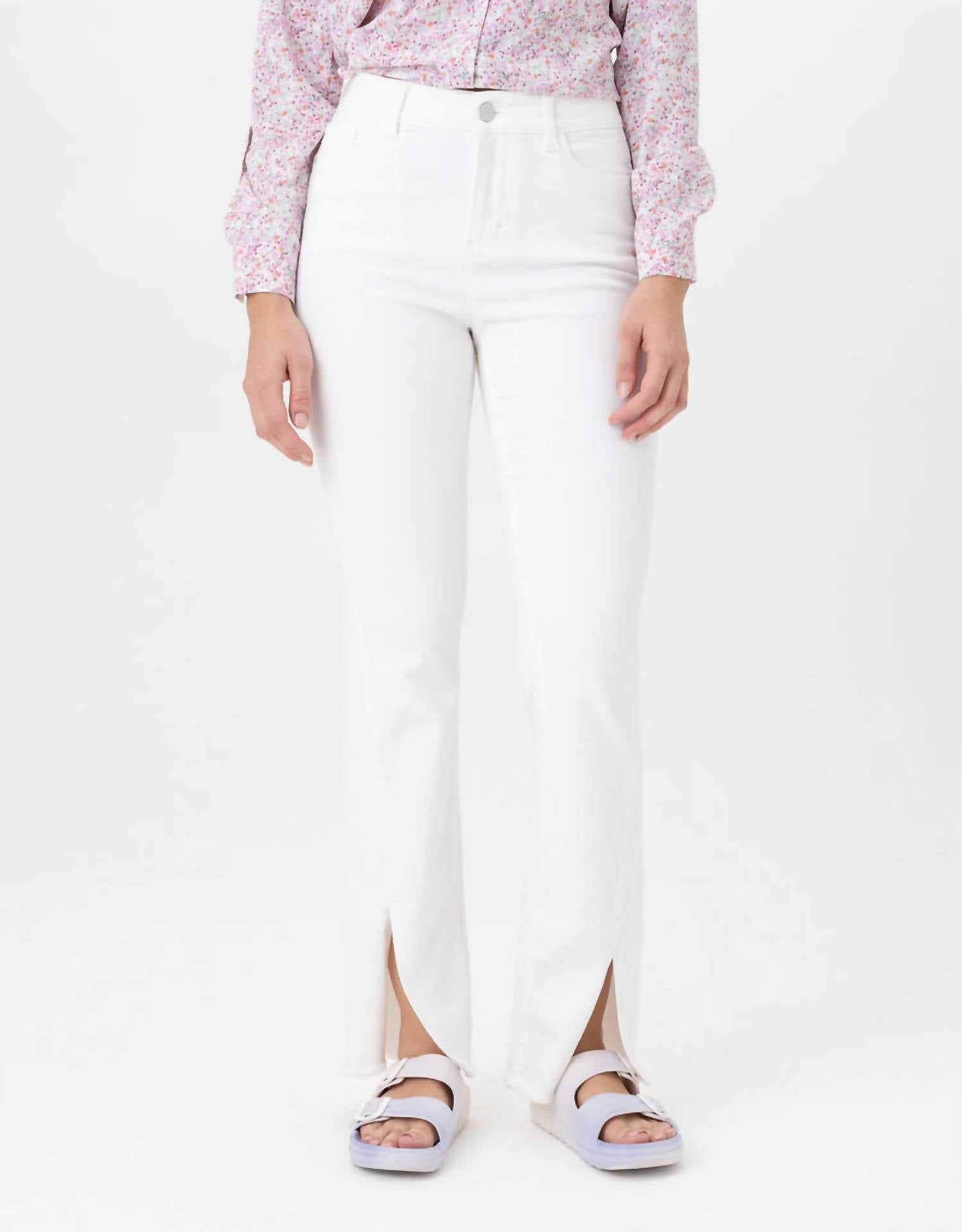 Renuar - split hem twill jean