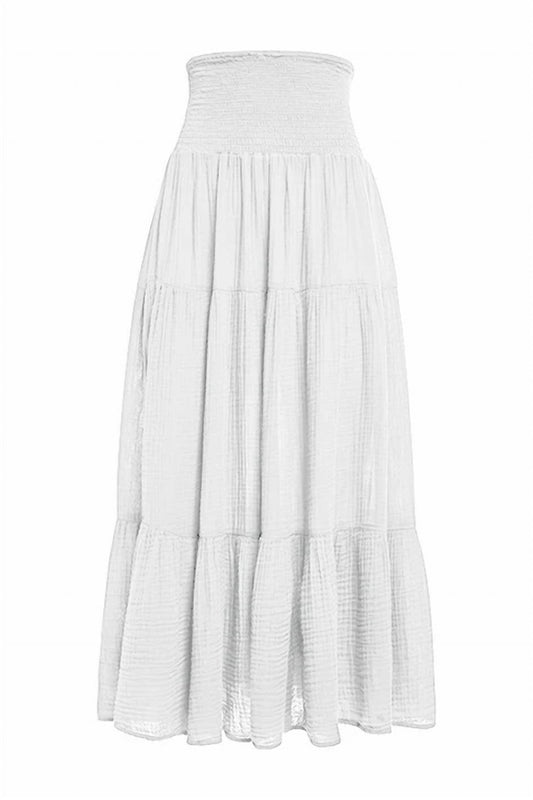 Felicite - Gauze Smocked Maxi Skirt