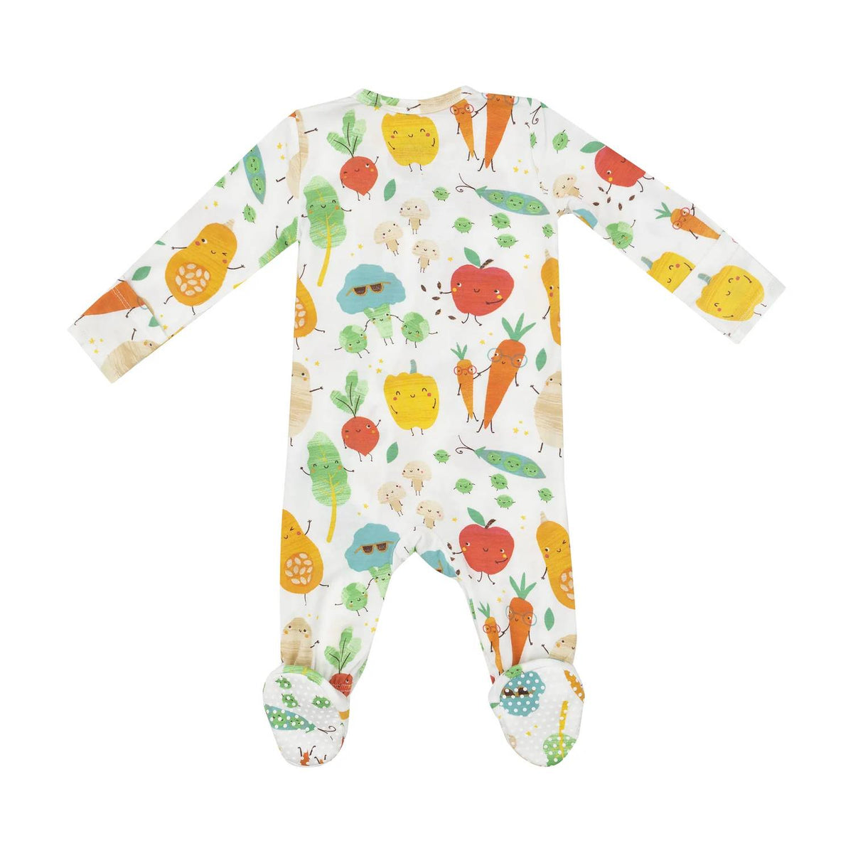 Angel Dear - Kid's Fall Veggies 2 Way Zipper Footie