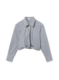 A.L.C. - Leo Stripe Cropped Top