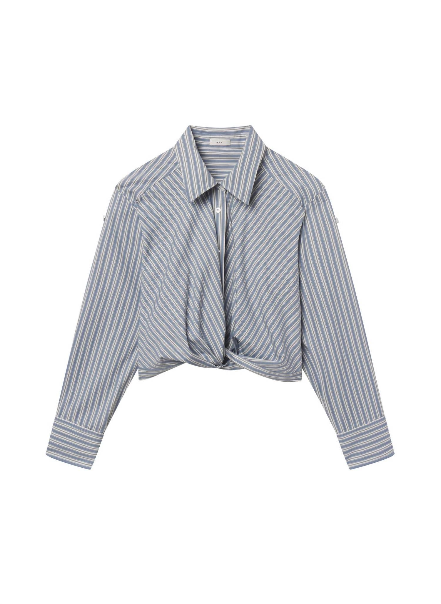 A.L.C. - Leo Stripe Cropped Top