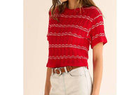 The Greii - Knit Short Sleeve Top