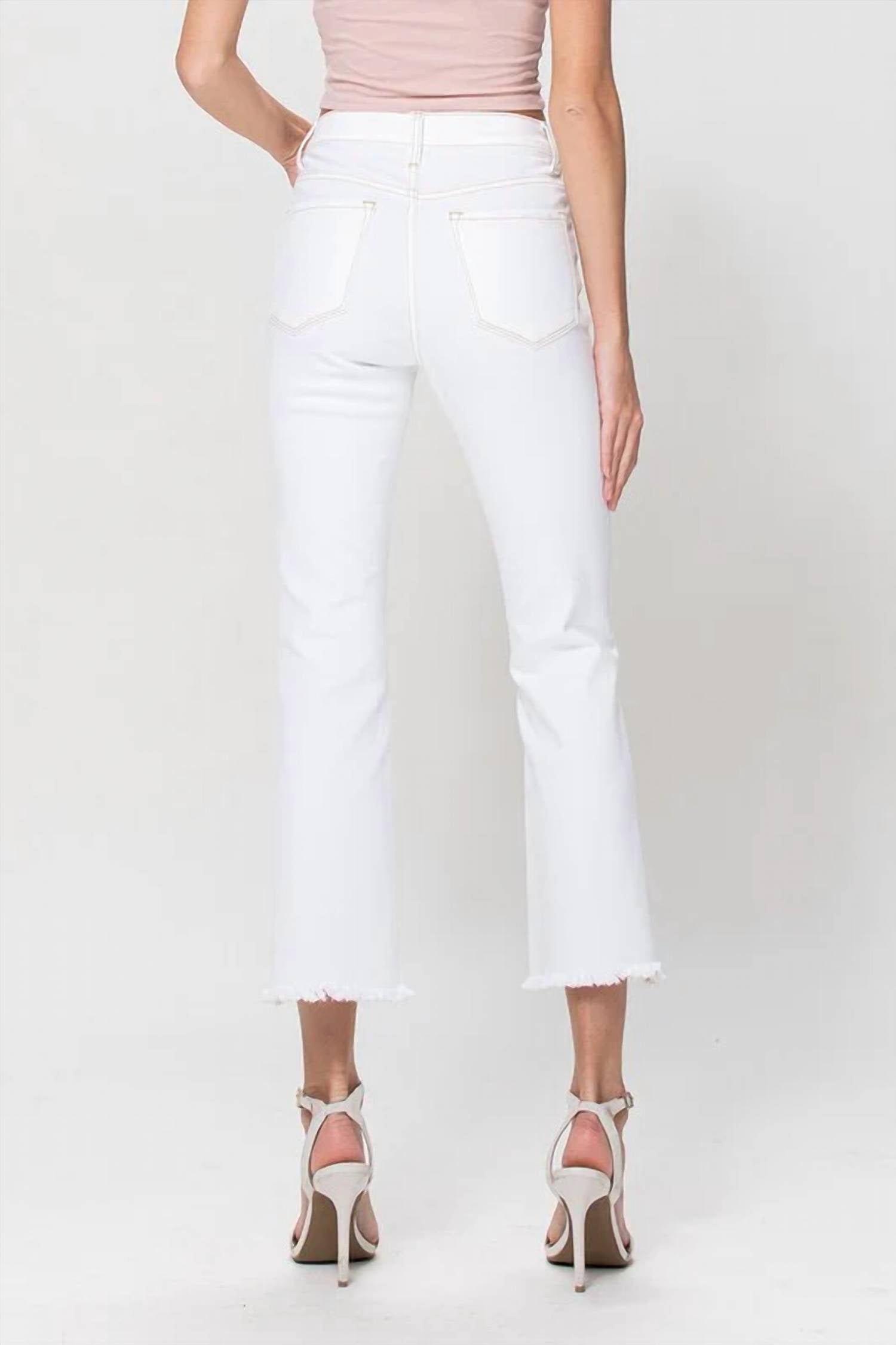 Vervet By Flying Monkey - Dede High Rise Crop Flare Jeans