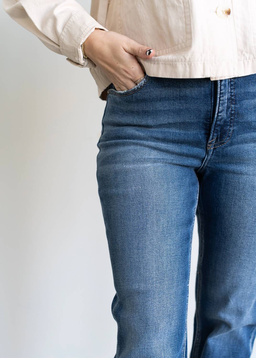Risen - Nova Cropped Bootcut Jeans