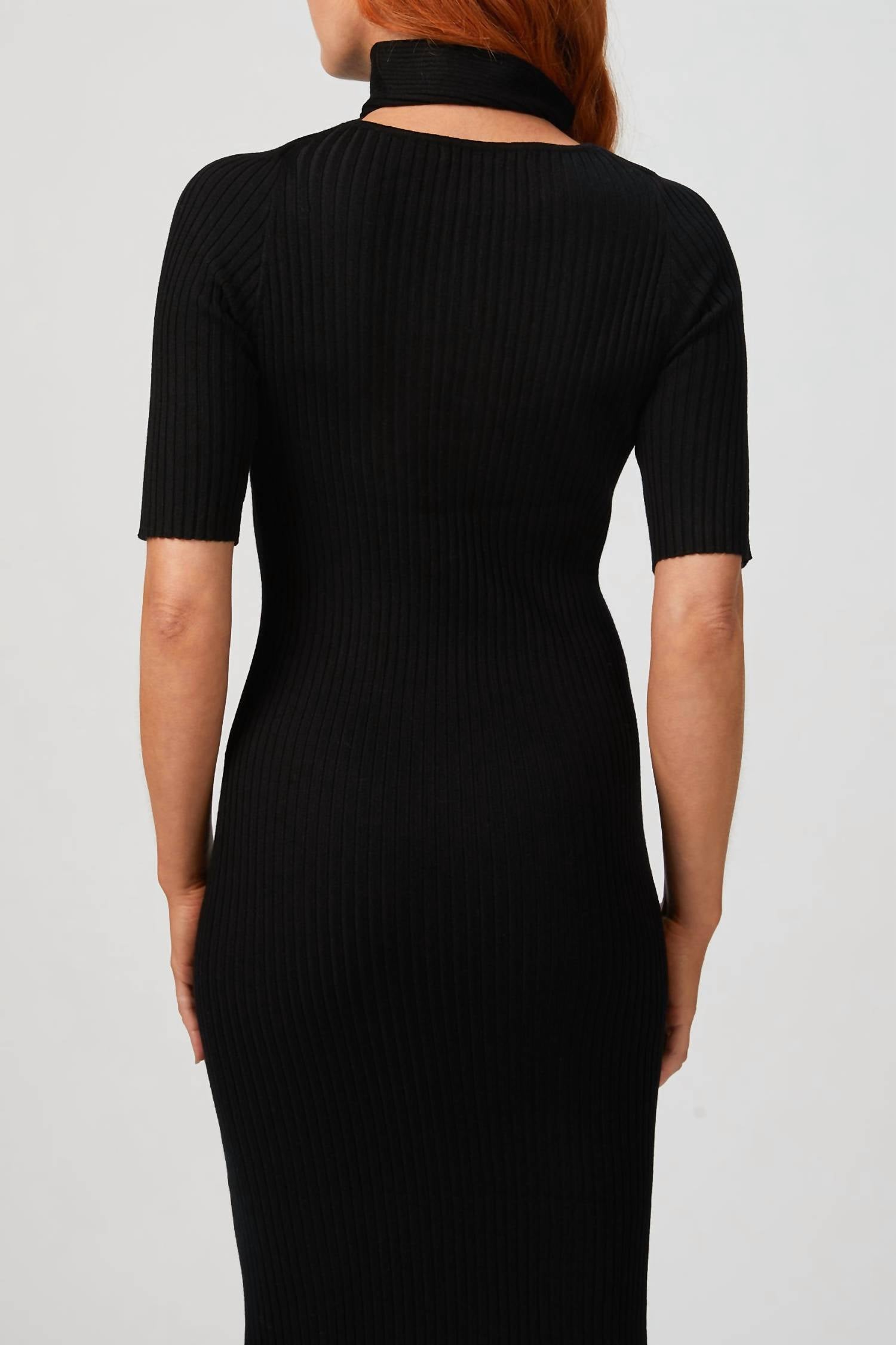 LOOP LAYERED KNIT DRESS
