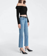 Favorite Daughter - The Dot Mid Rise Straight Ankle Jeans