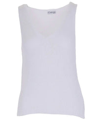 Cadenza Italy - Soft V-neck Sleeveless Top