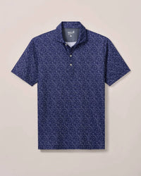 JOHNNIE-O Boggings Performance Polo Shirt in navy - men's shirt - alternate view