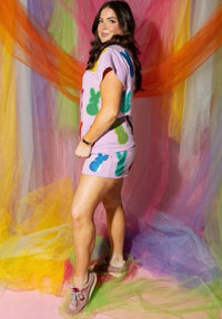 Queen Of Sparkles - Multi Peeps Shorts