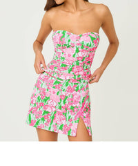 Lilly Pulitzer Flamenco Tankini Top in putting green hannah - women's swimwear