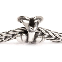 Trollbeads Letter Y Sterling Bead in silver - women's jewelry - alternate view
