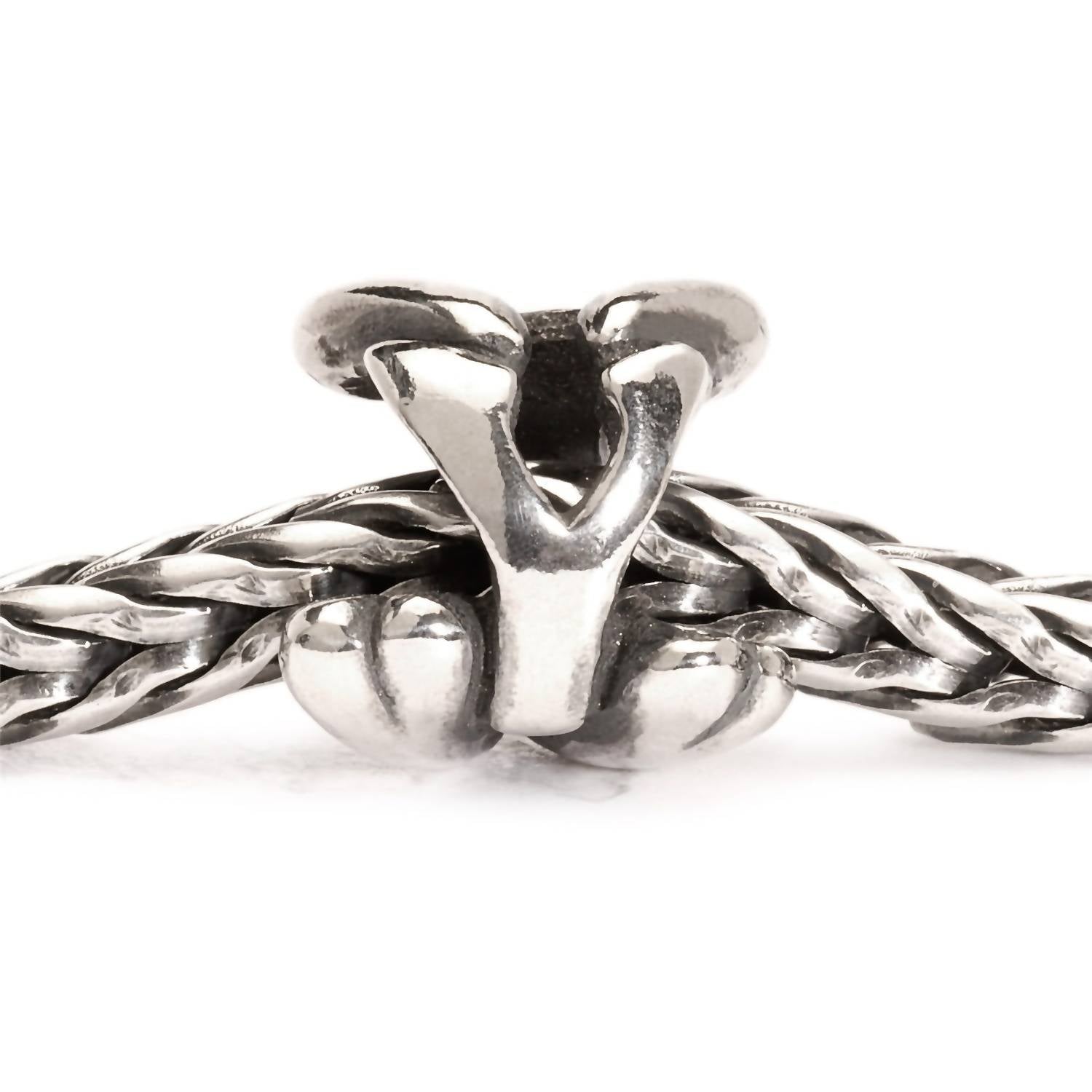 Trollbeads Letter Y Sterling Bead in silver - women's jewelry - alternate view