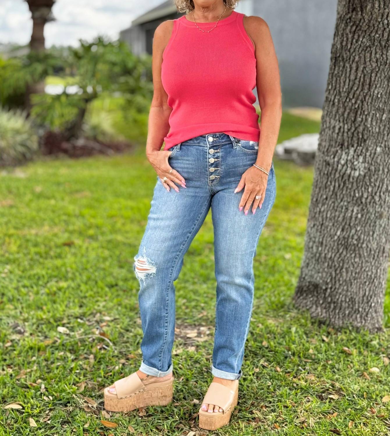 Judy Blue - Gotta Have 'em Destroyed Boyfriend Jeans
