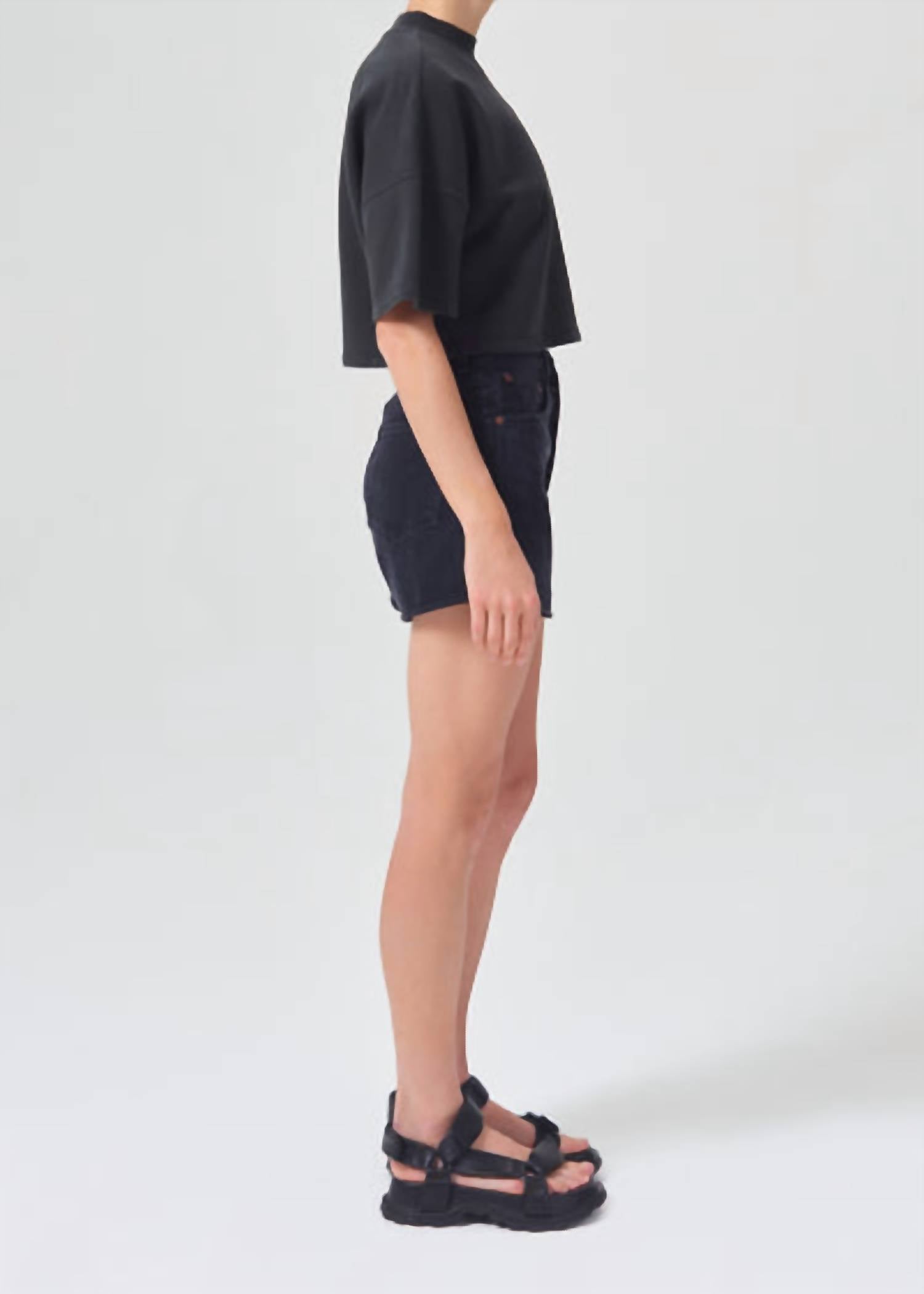 Agolde - Dee High Rise Rolled Hem Short