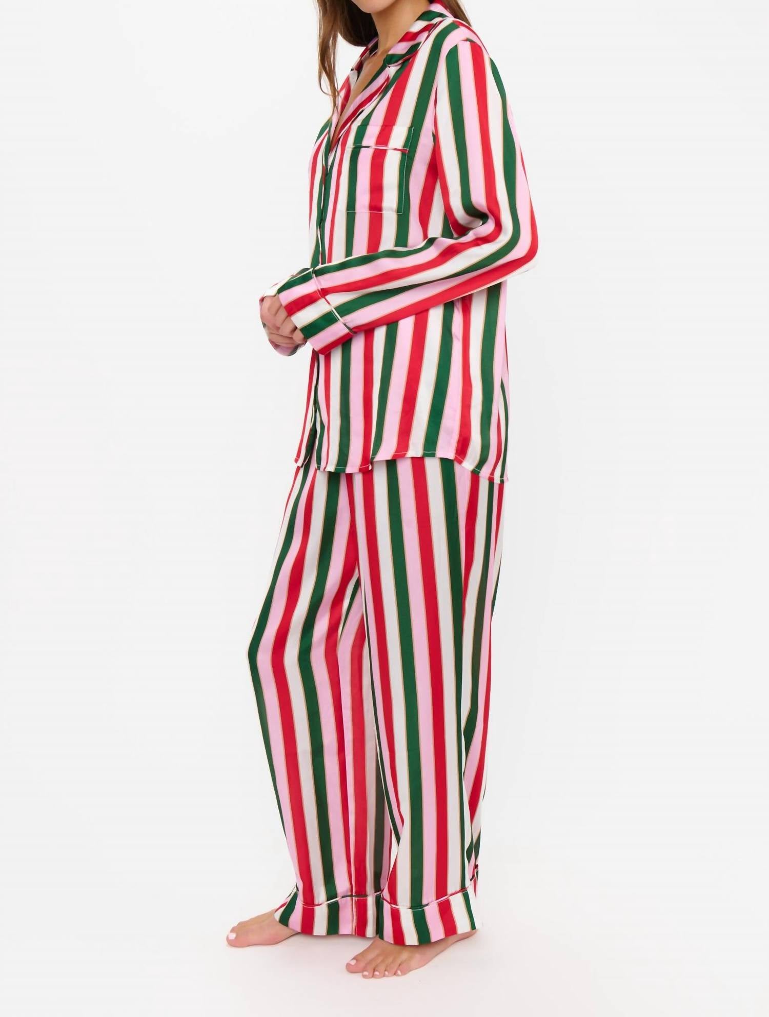 Show Me Your Mumu - Classic Jolly Stripes Pajama Set