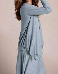 Sympli - Splice Roll Neck Cardigan