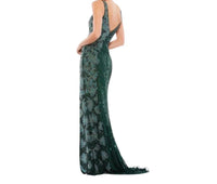 Mac Duggal - Beaded Floral Sequin Gown