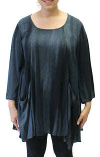 Modesce - Hand Painted Two Pocket Swing Tunic