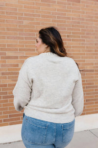 Hayden LA Olga Crew Sweater in beige - women's sweater - view 7