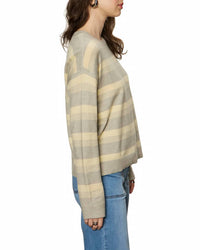 Sanctuary - 24/7 Striped Popover Sweater