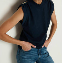 Nation Ltd - Mikka Buttoned Tank Top