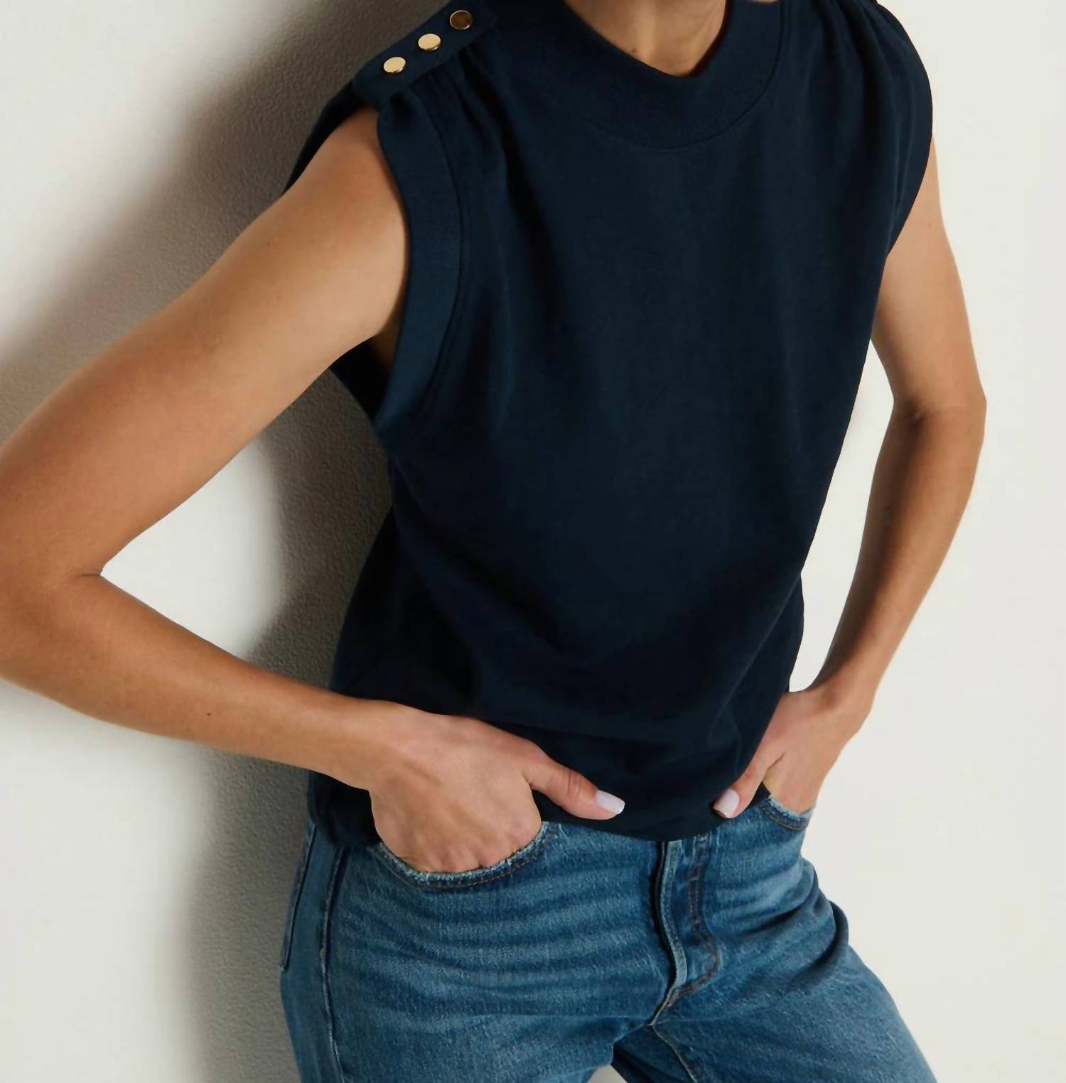 Nation Ltd - Mikka Buttoned Tank Top