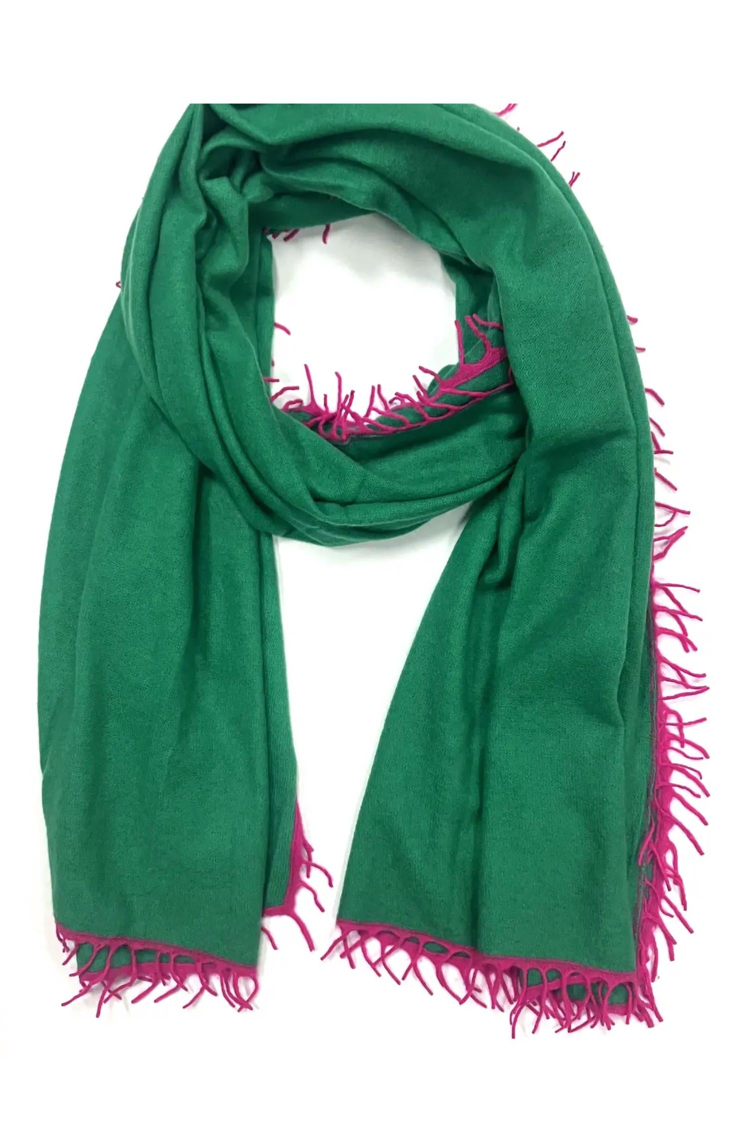 Dolma - Women's Cashmere Fringe Scarves