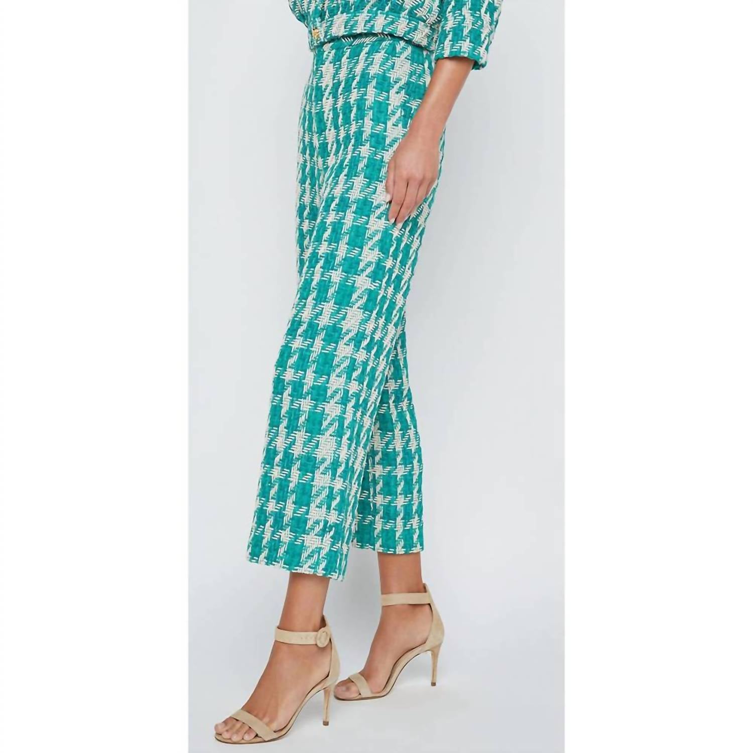 L'Agence - Lula Straight Leg Crop Trousers
