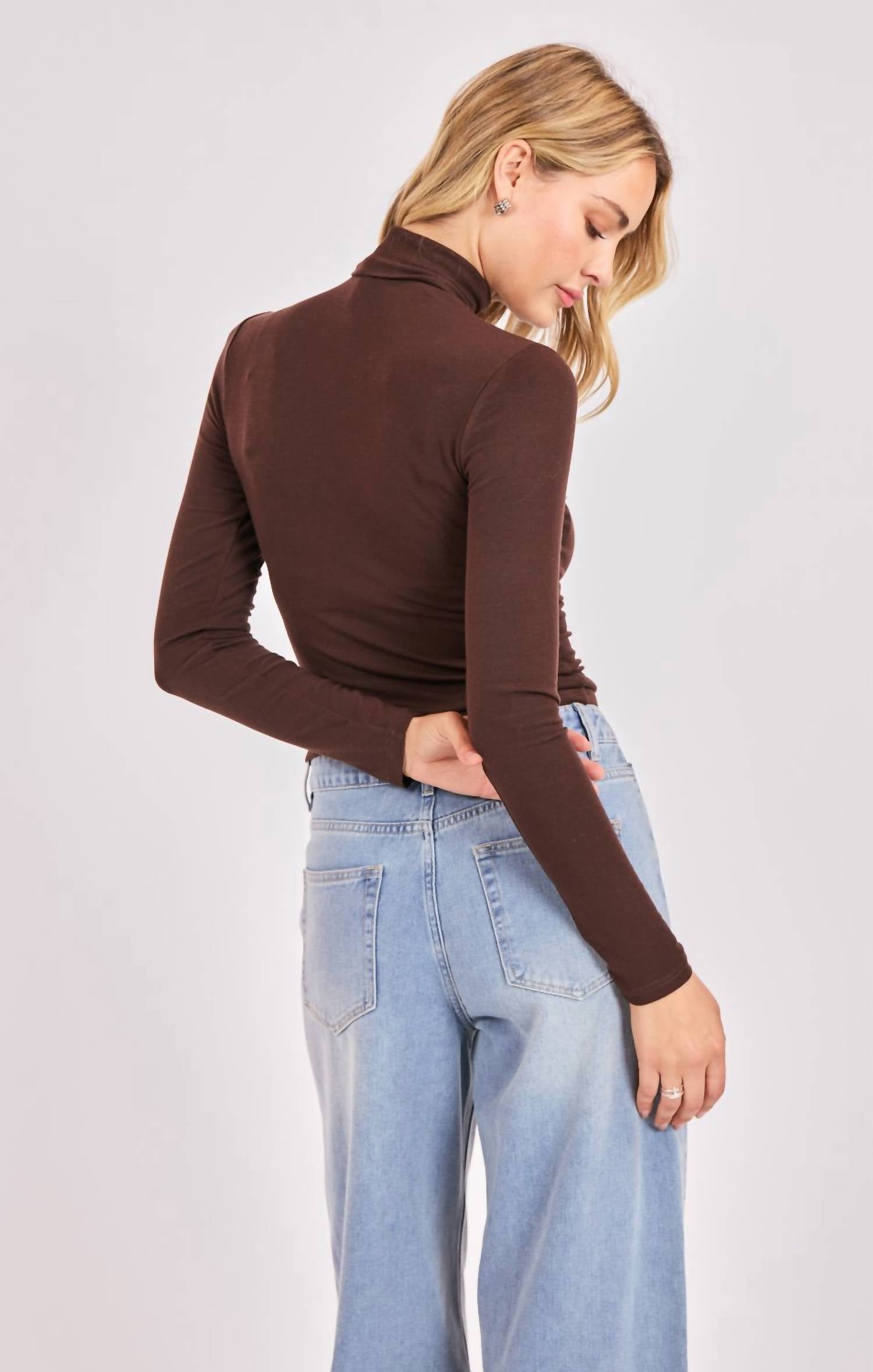 Sage The Label - Coralie Long Sleeve Turtleneck Top