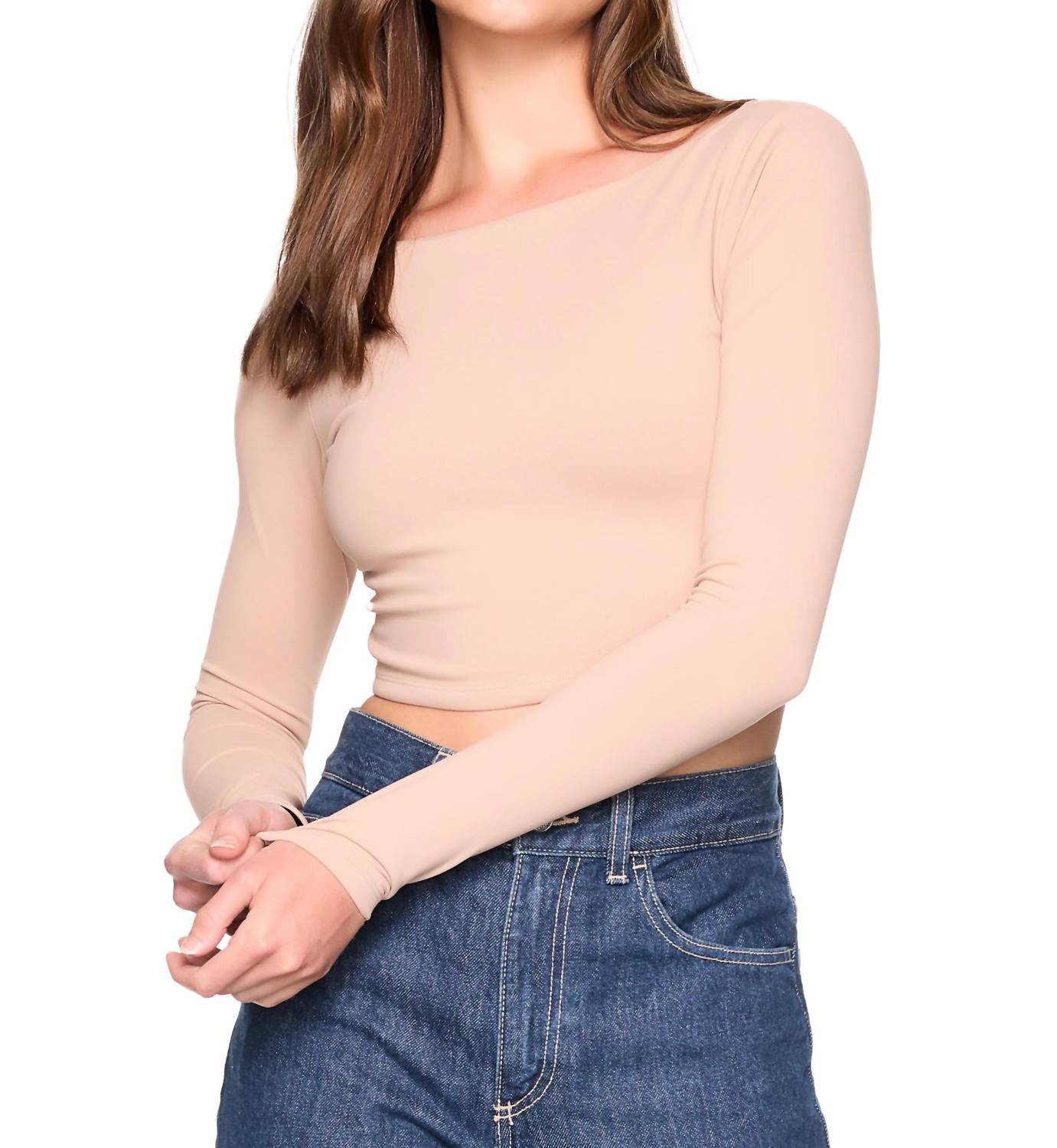 Susana Monaco - Scoop Back Long Sleeve Tee