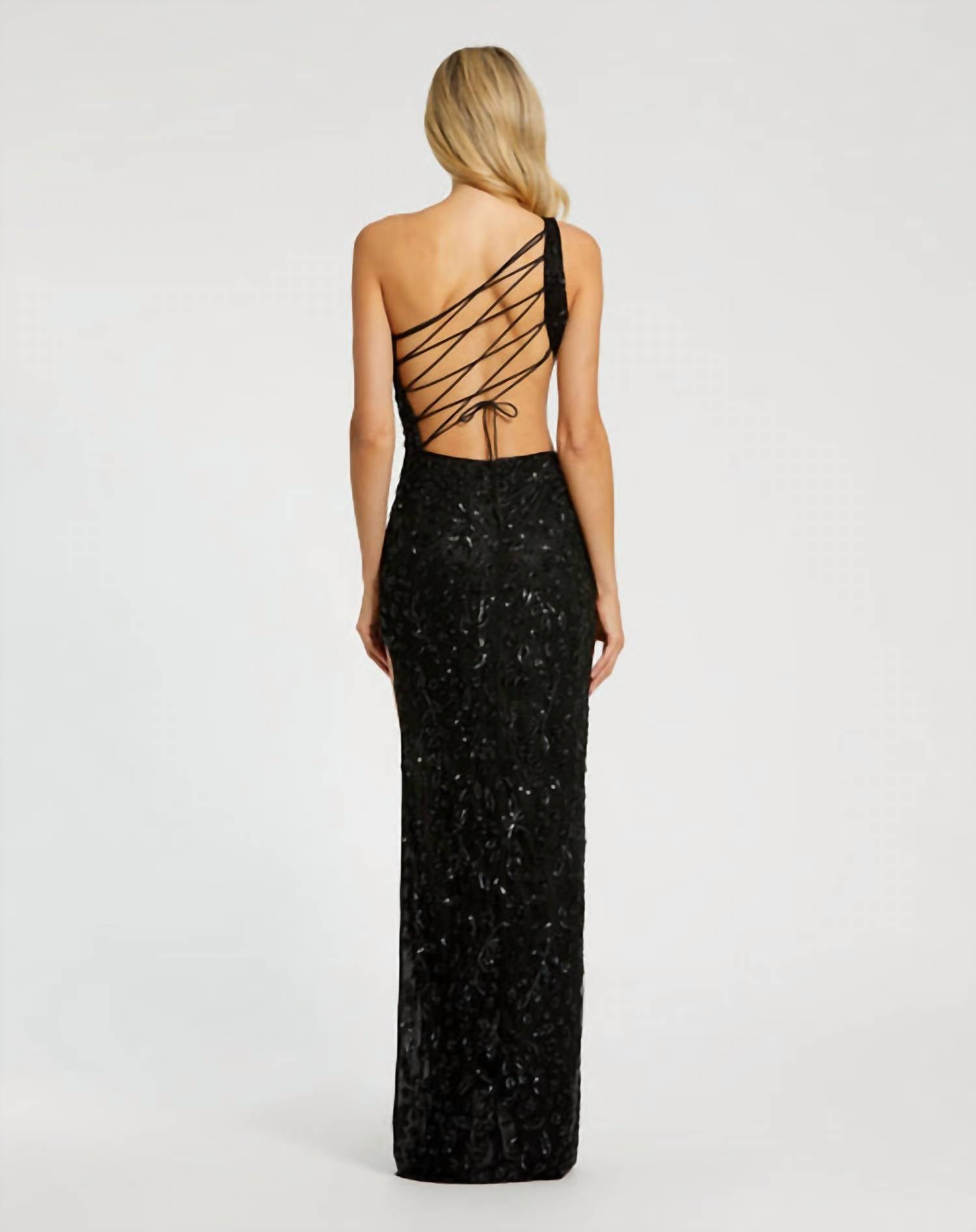 Mac Duggal - One Shoulder Neckline