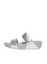 Fitflop - Women's Lulu Adjustable Leather Slides