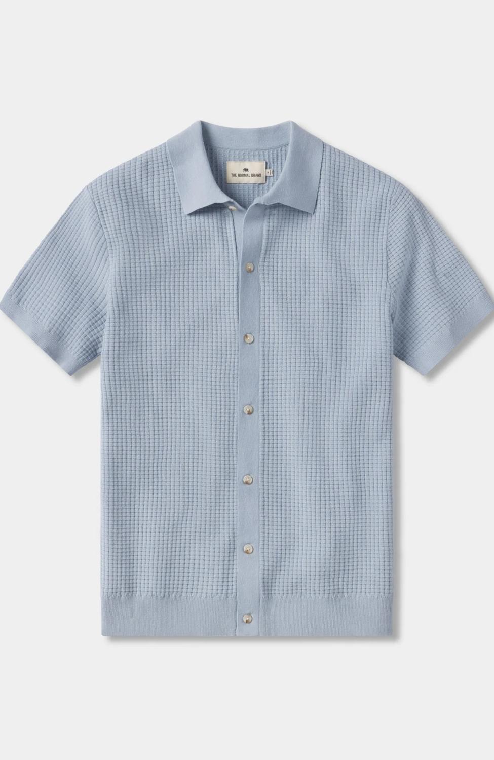 The Normal Brand - Waffle Stitch Button Up Shirt