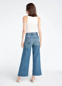 Favorite Daughter - The Mischa Super High Rise Wide Leg Ankle Jeans